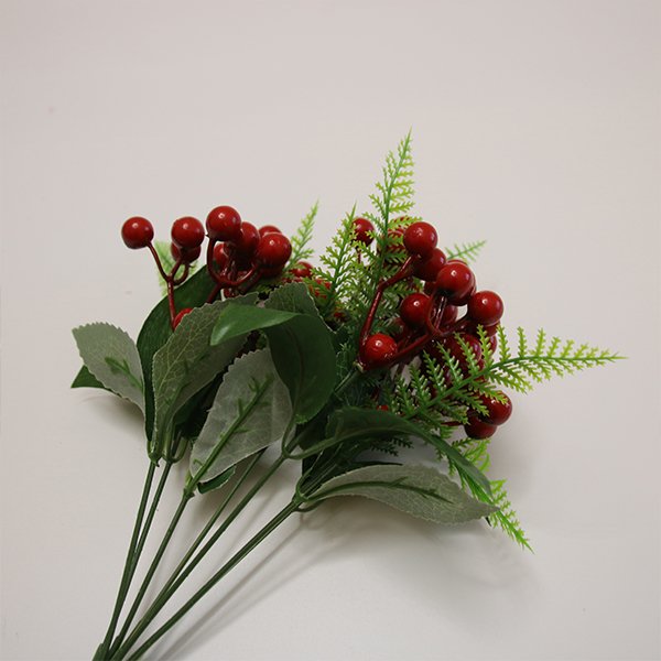 Wholesale Price Artificial Persian Grass Red Fruit Plants For Home Decoration - Image 3