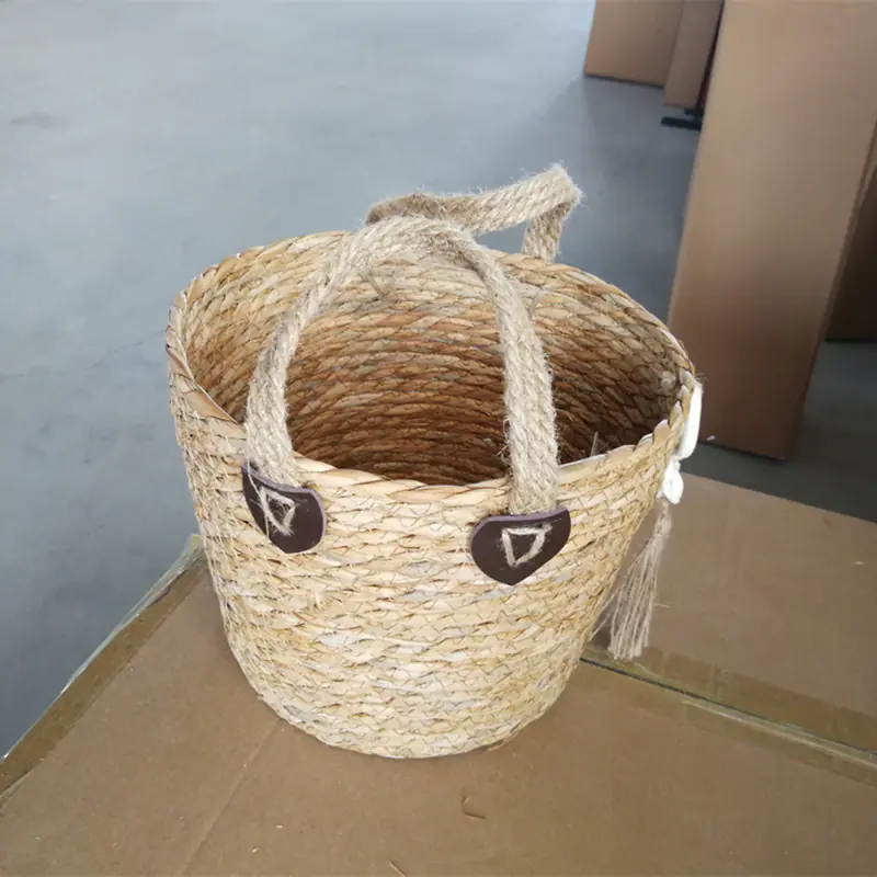 Wholesale 3Pcs/set Grass Woven Storage Basket - Image 2