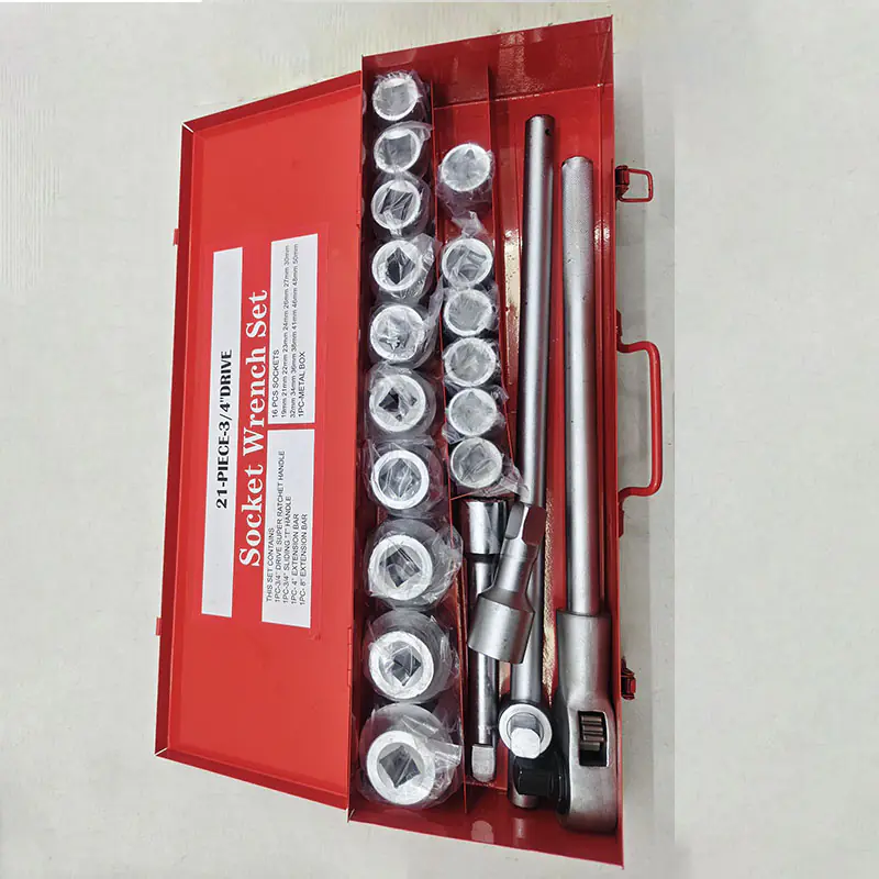 Wholesale 21Pcs 3/4 inch Socket Wrench Set