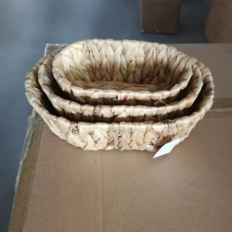 Wholesale 3Pcs/set Woven Storage Basket