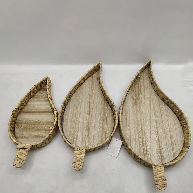 Wholesale 3Pcs/set Bamboo Storage Tray