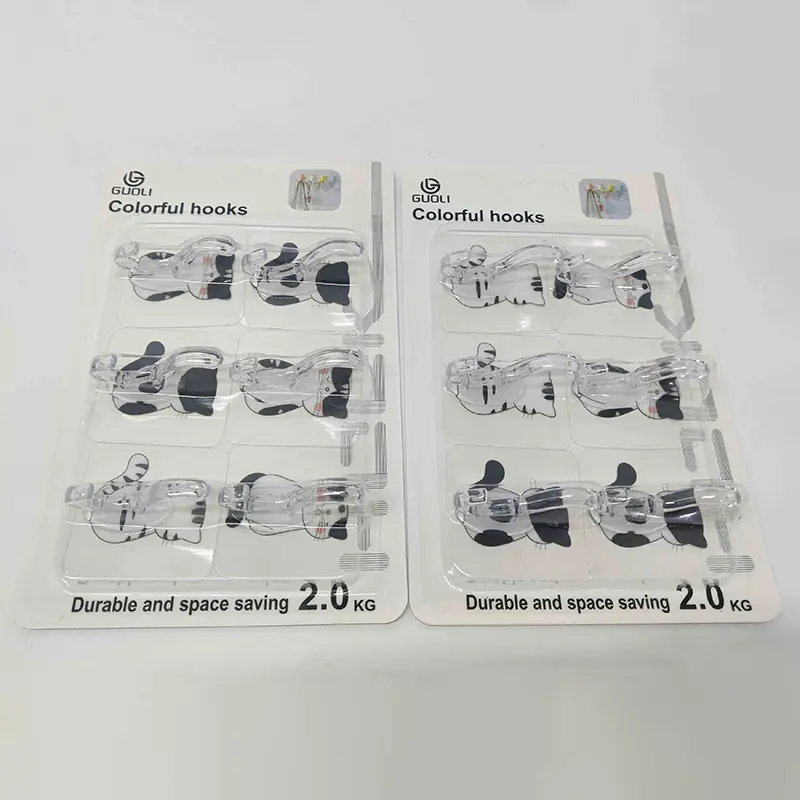 Wholesale 6Pcs/set Adhesive Hooks