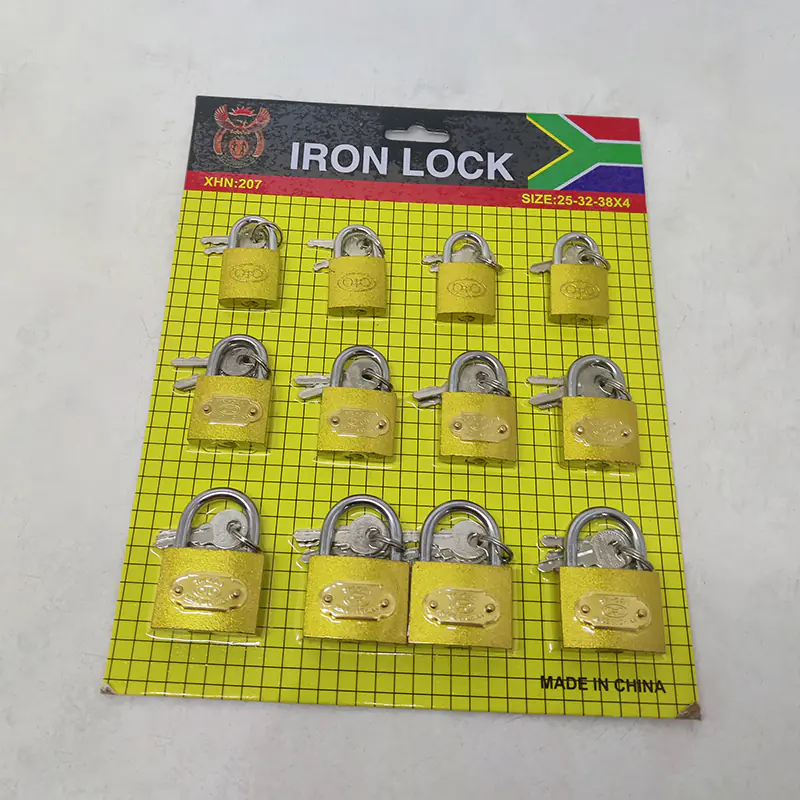 Wholesale 12Pcs/set Iron Padlock
