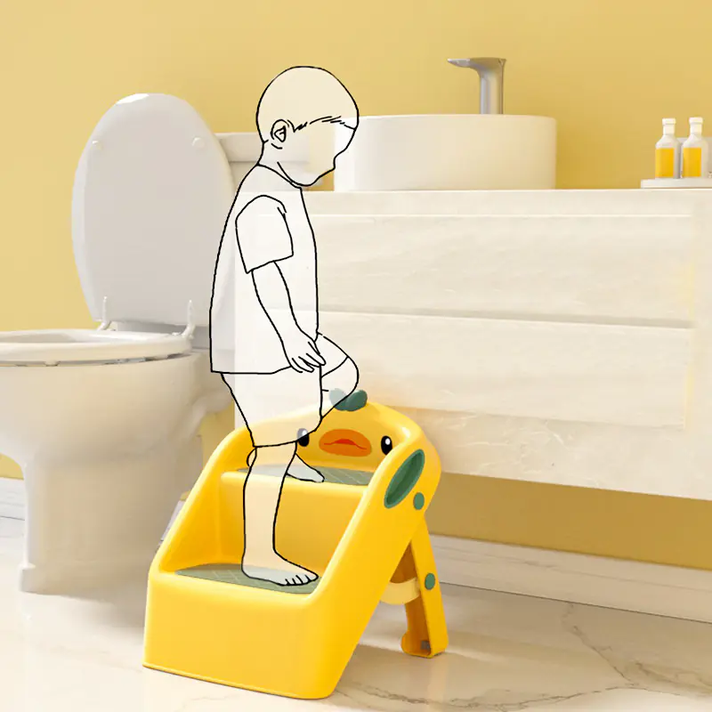 Wholesale 29x35x32cm Plastic Toddler Step Stool