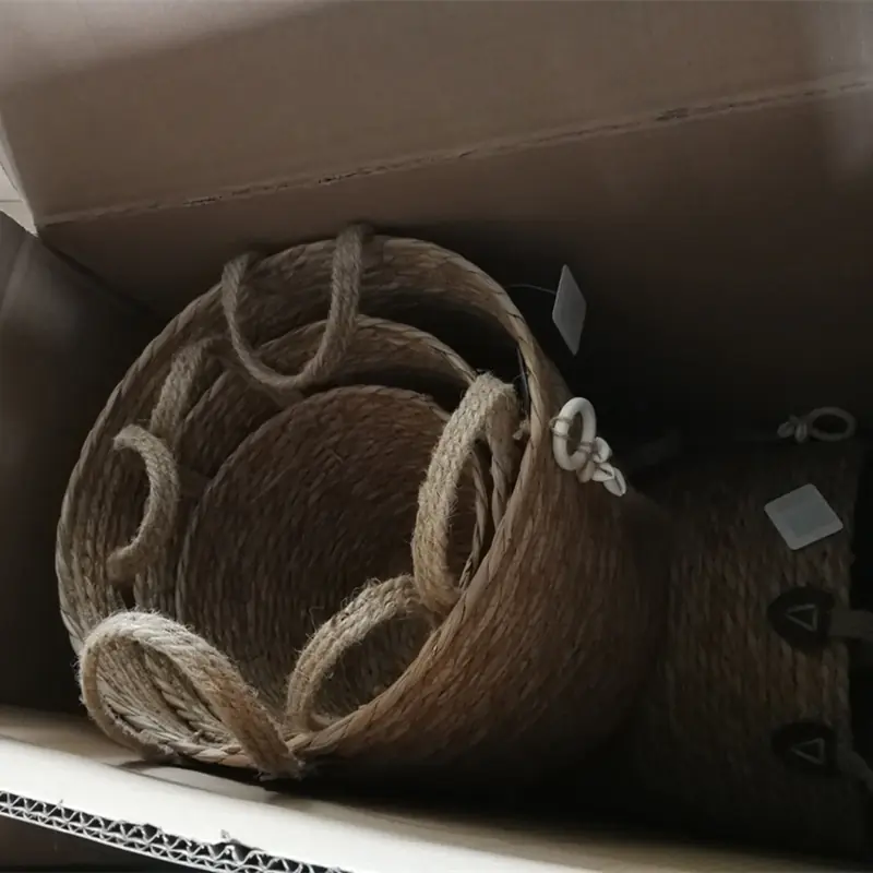 Wholesale 3Pcs/set Grass Woven Storage Basket - Image 4