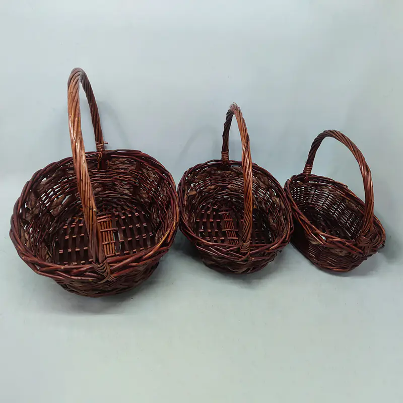 Wholesale 3Pcs/set Fruit Basket with Handle