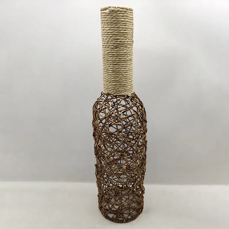 Wholesale Paper Rope Iron Woven Vase