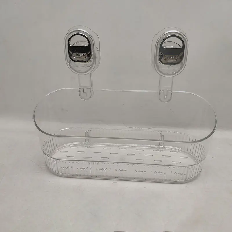 Wholesale PP Clear Suction Cup Shower Shelf