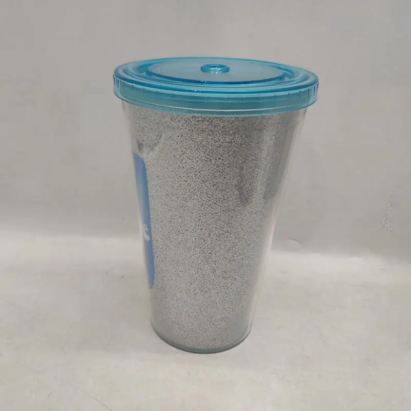 Wholesale Plastic Tumbler with Lid and Straw - Image 4