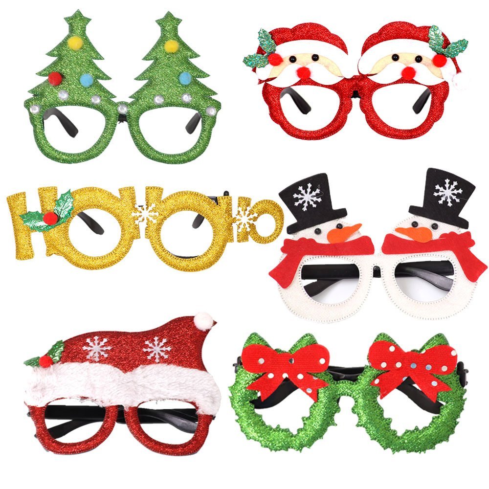 Wholesale hot selling Christmas glasses frame decoration