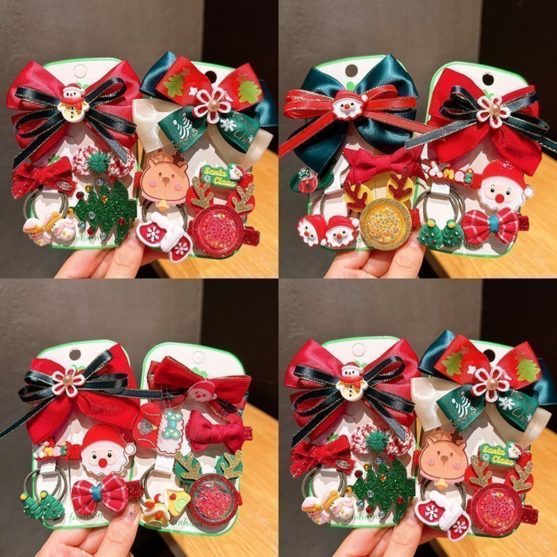 Newest Christmas hair accessories combo set
