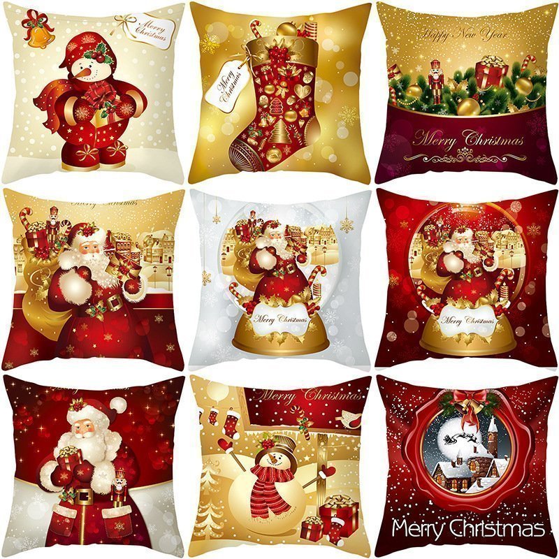 Festival Christmas Pillow Covers 18″ x 18″