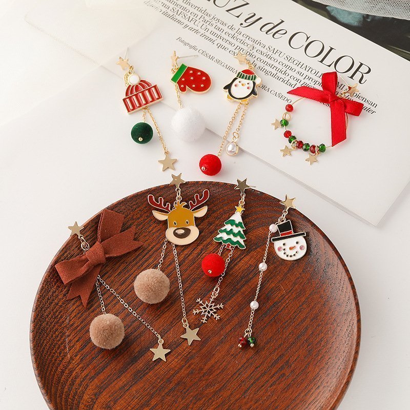 China Christmas Earrings for Women