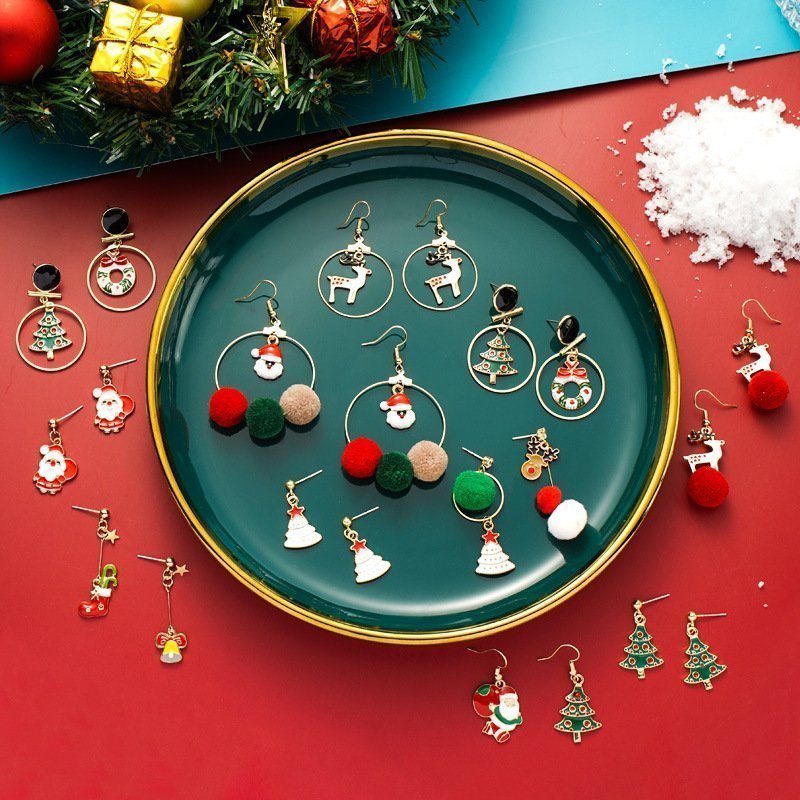 Christmas Earrings Holiday Jewelry Gifts for Teen Girls