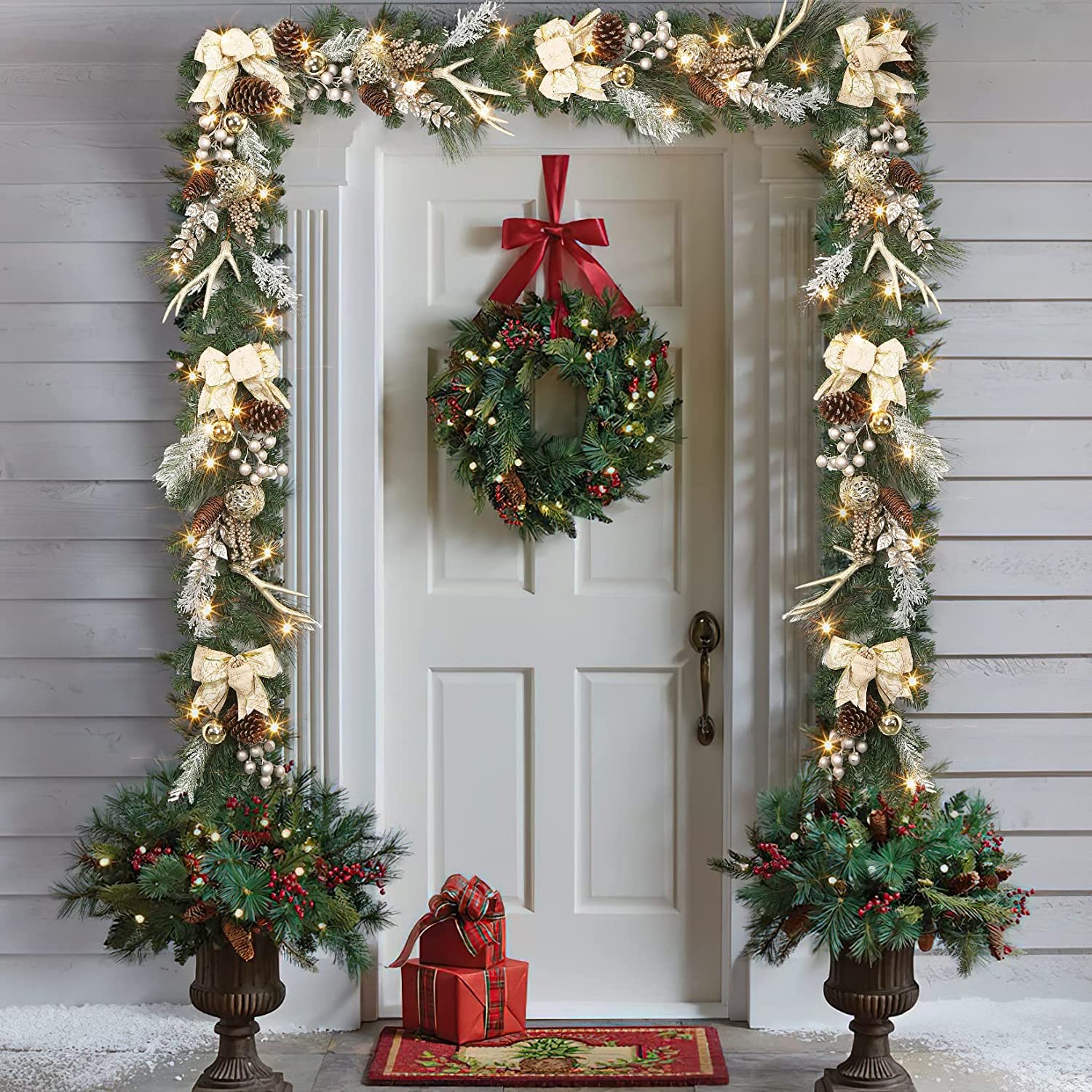 Christmas garland outdoor and indoor - Image 3