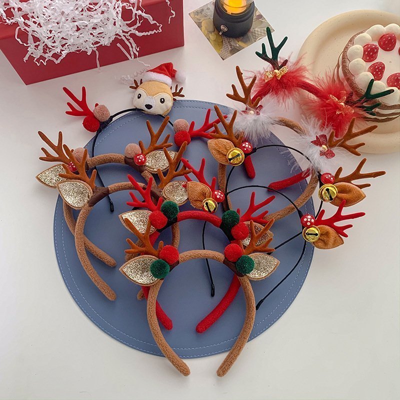 Supplier Holiday Lady Girl Christmas deer headband