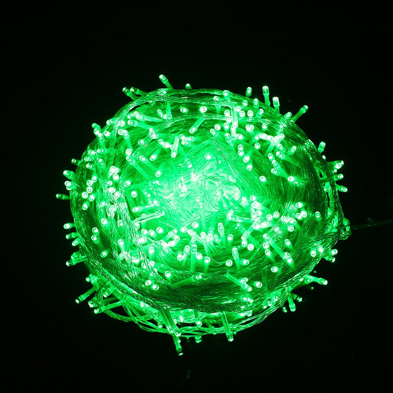 100 LED Christmas String Lights Outdoor/Indoor, Extendable Green Wire, Super Bright with 8 Modes, Waterproof Fairy String Lights for Xmas Tree Holiday Party Garden - Image 8