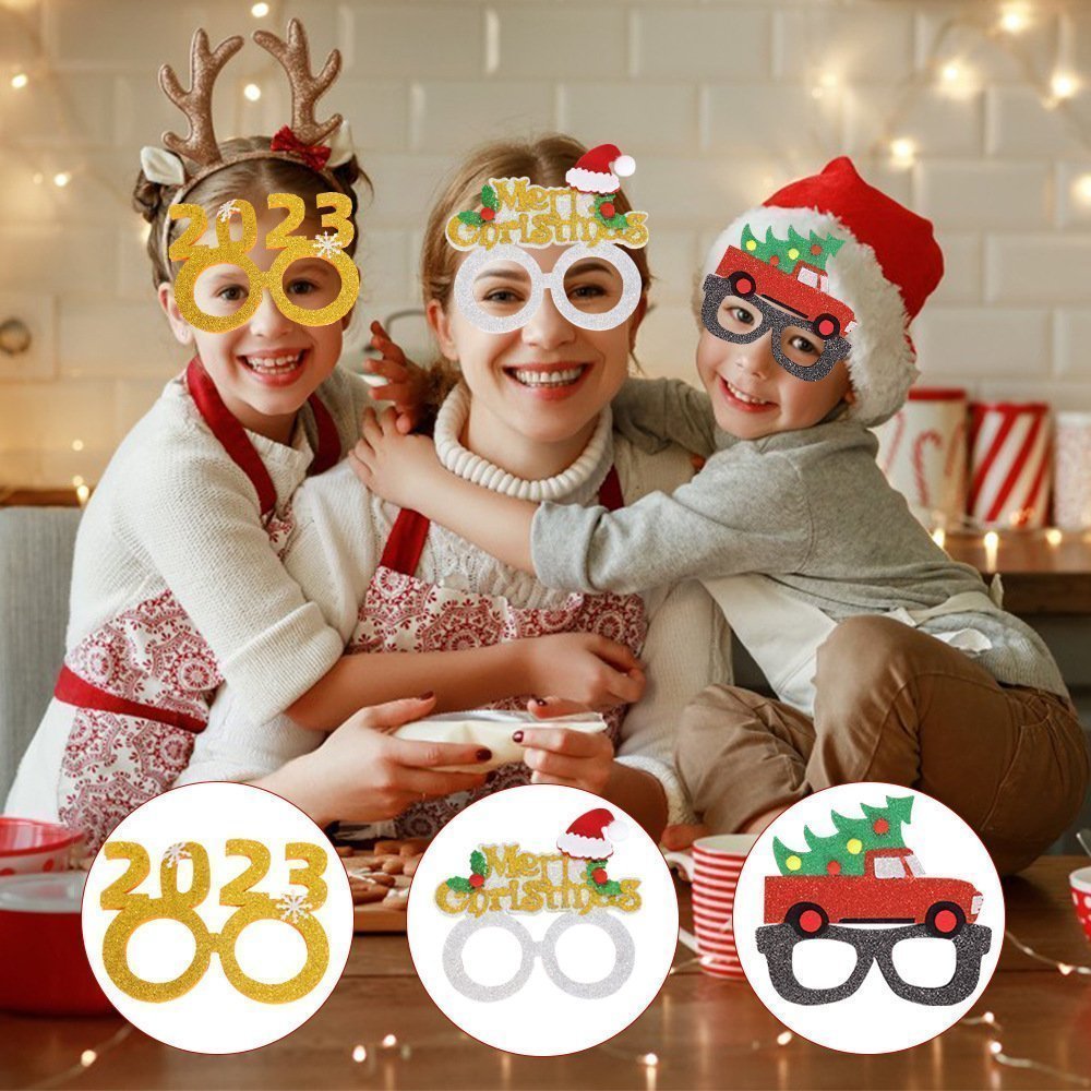 Manufacturer classical Christmas glasses for adults and children