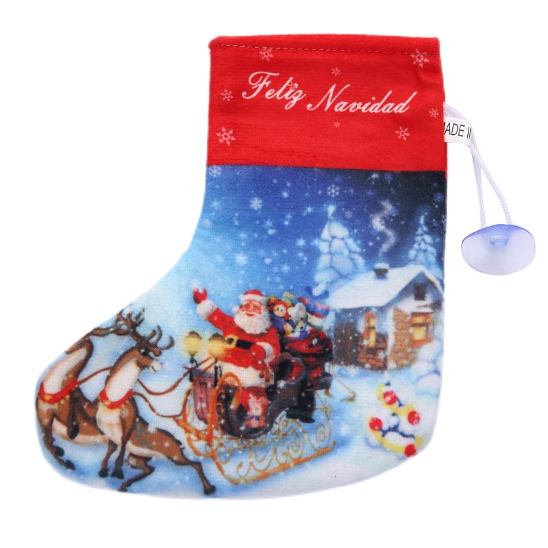 Christmas Holiday Stockings Christmas Felt Hanging Bags - Image 7