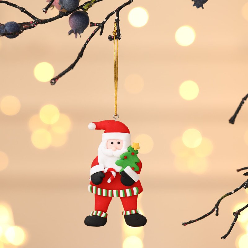 Christmas Polymer Clay Hanging Decoration - Image 3