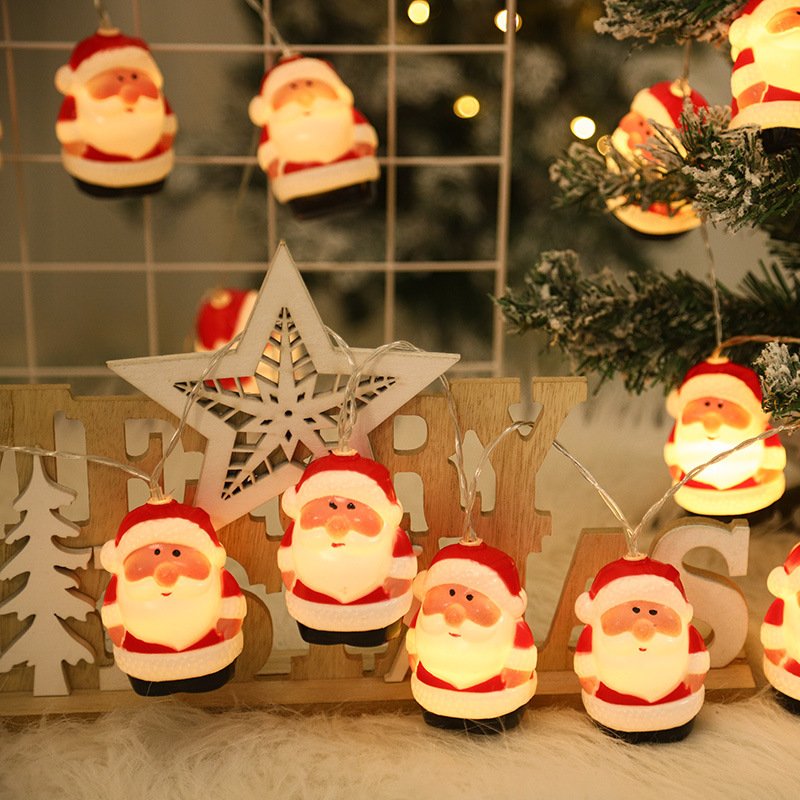 New 10pcs Santa Claus Lights - Image 3