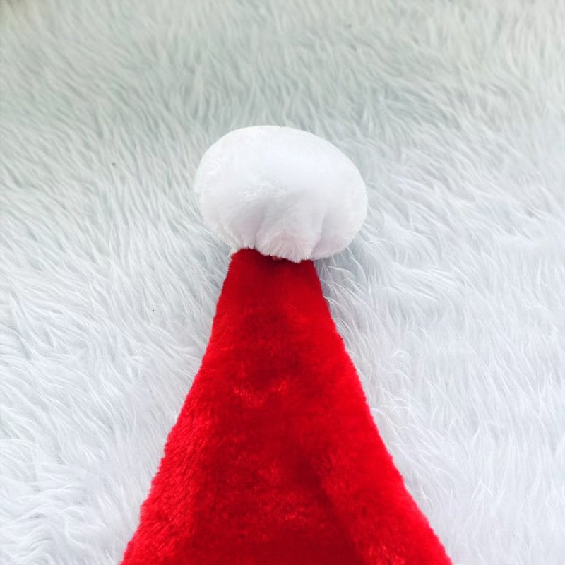 3 Pieces Family Christmas Santa Hats Buffalo Plaid Holiday Hat for Christmas Party Supplies - Image 5