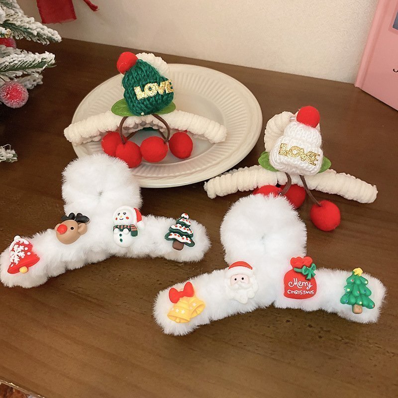 Christmas Large Hair Claw Clips for Women