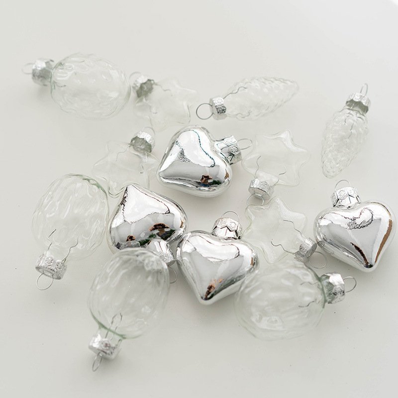 1 inch Colorful Glass Ball Christmas Ornaments Set of 25 Balls - Image 5