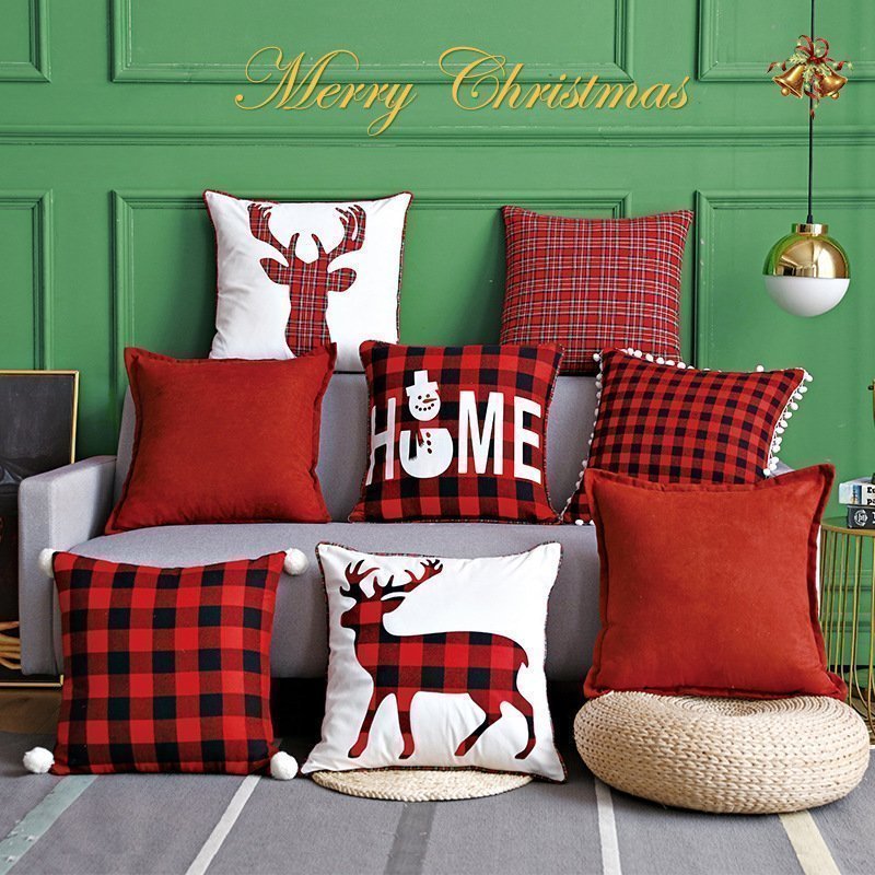 New Arrival Christmas Pillow Covers Indoor Decorations