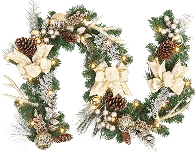 Christmas garland outdoor and indoor