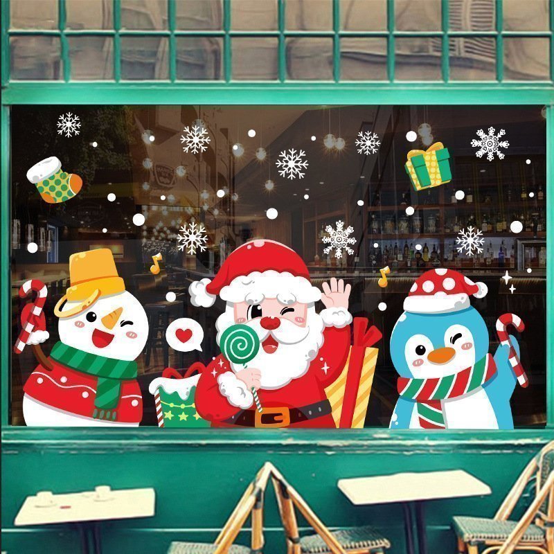 Bright colored window adsorption stickers