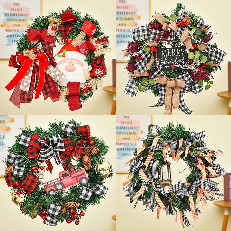 Wholesales Christmas Artificial Wreath Indoor Decoration - Image 2