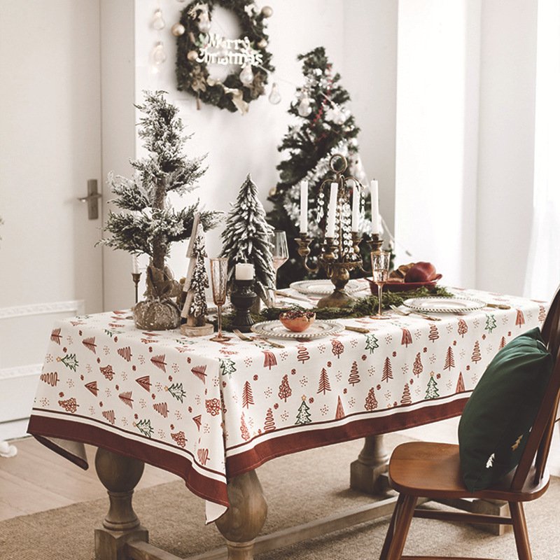 Nordic thicken Xmas table cloth - Image 5