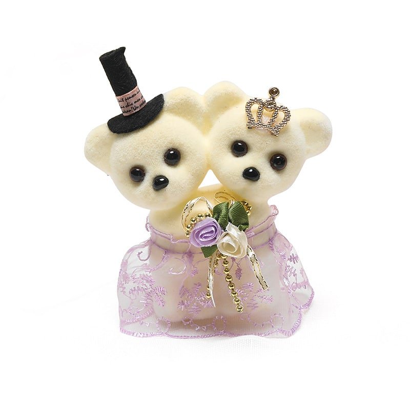 Valentine’s Day 13cm Ice cream one-piece bear Two bears couple bears - Image 4