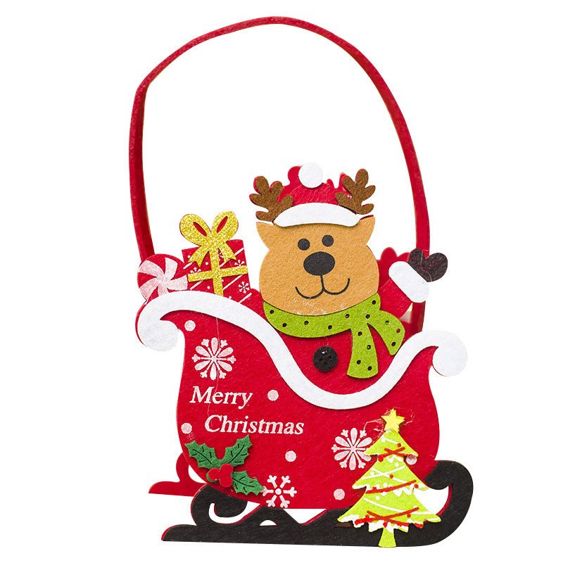 New trend Christmas children candy gift felt bags - Image 7