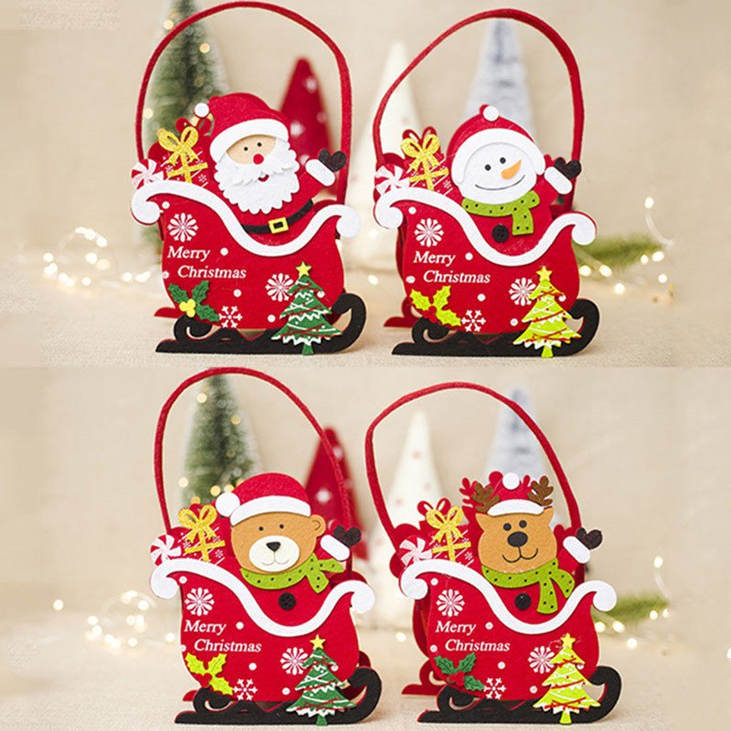New trend Christmas children candy gift felt bags - Image 2