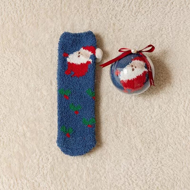Womens Christmas Fuzzy Socks Winter Warm Cozy Socks - Image 6