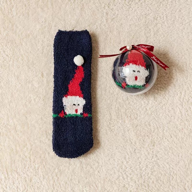 Womens Christmas Fuzzy Socks Winter Warm Cozy Socks - Image 7