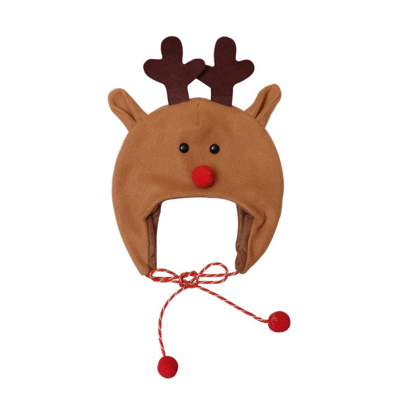 Exporter cute and loverly Christmas Hat Christmas Cap for Children - Image 3