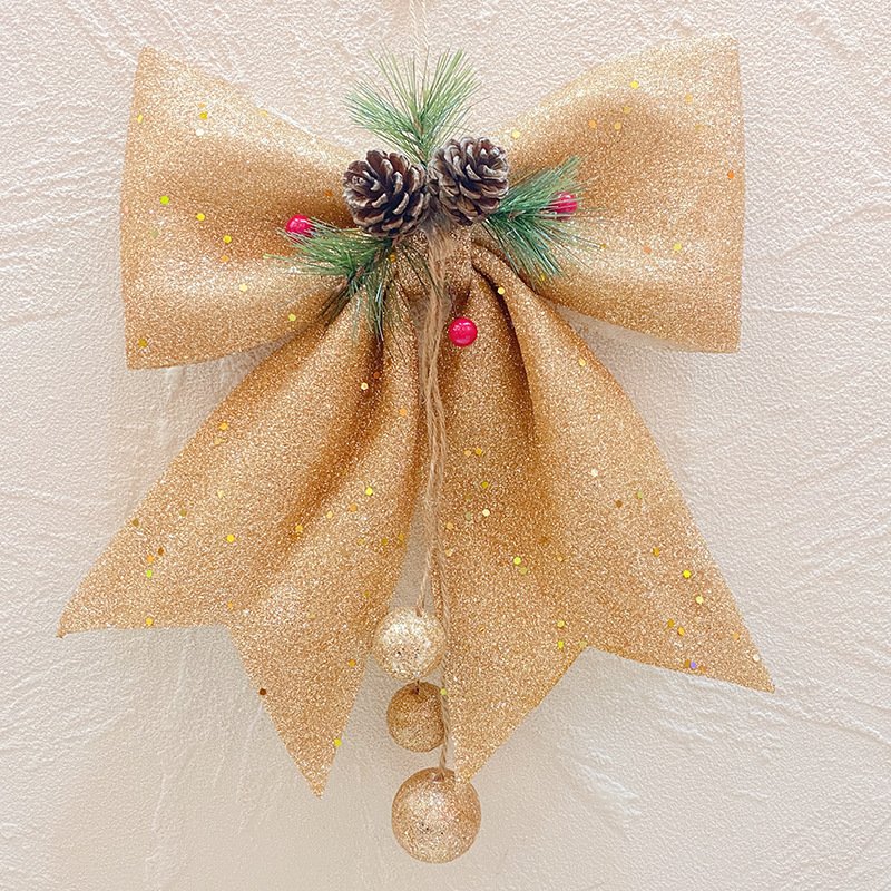 Christmas pearl cotton bow - Image 8