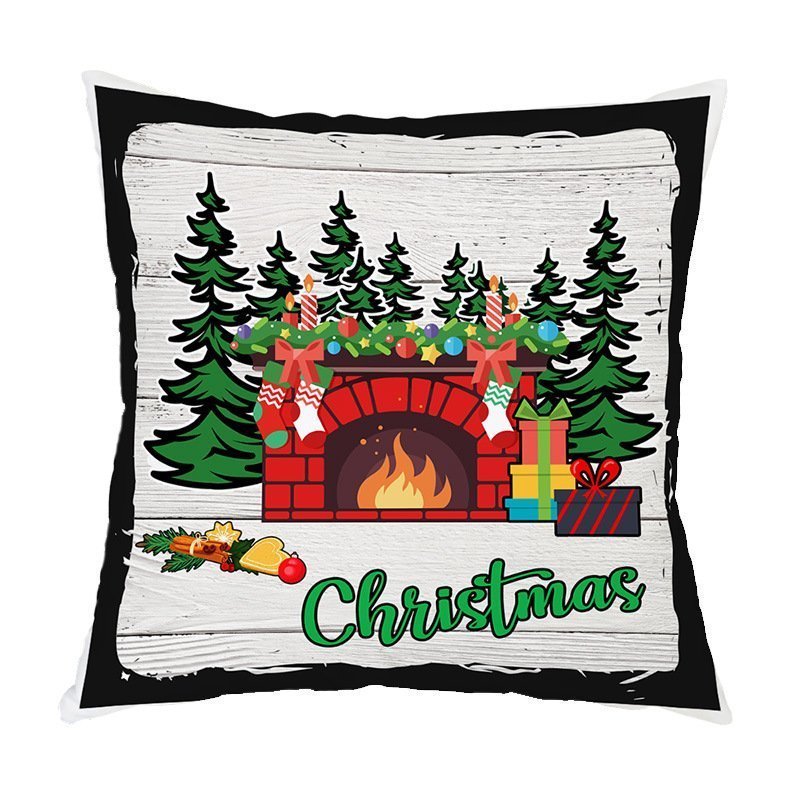 Snow Winter Holiday Cushion Case Decoration for Sofa - Image 8