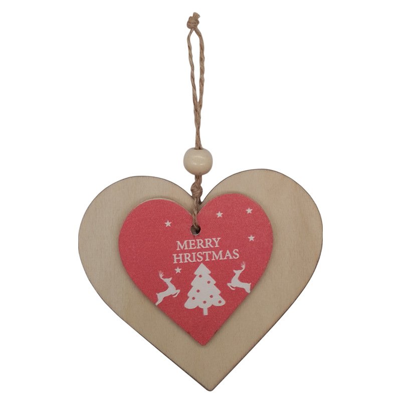 24 Pcs Christmas Tree Santa Ornaments Decorations, Joy Wooden Hanging Ornaments, Peppermint Xmas Hanging Sign with Ropes - Image 9