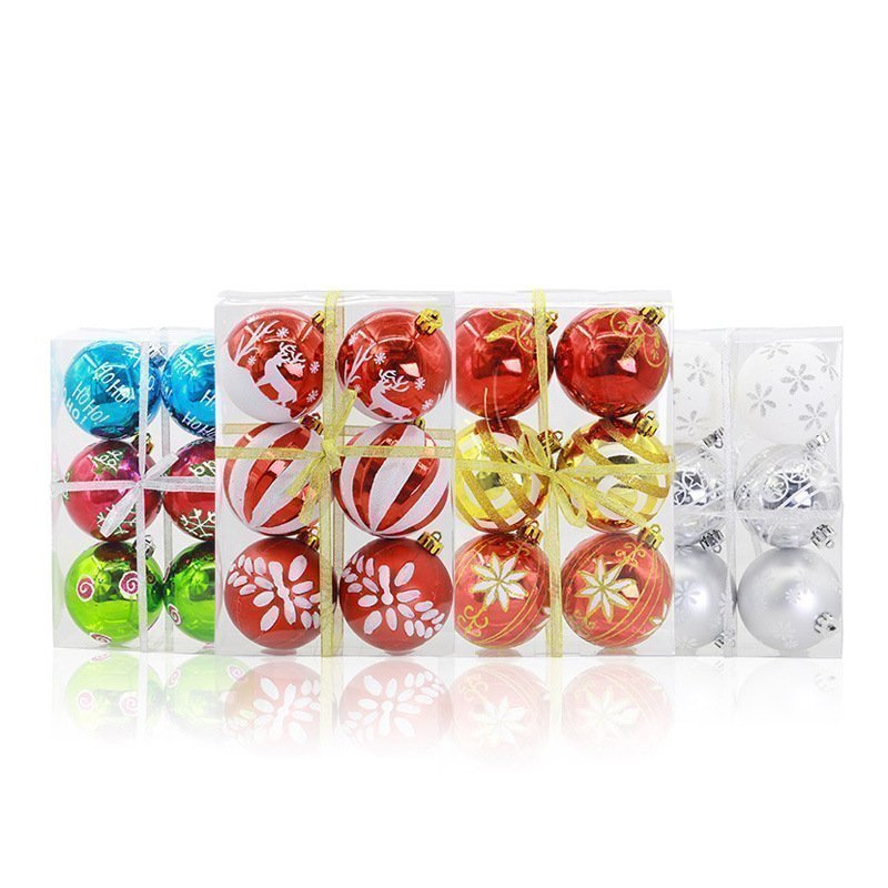 Customized Christmas colorful plastic ball