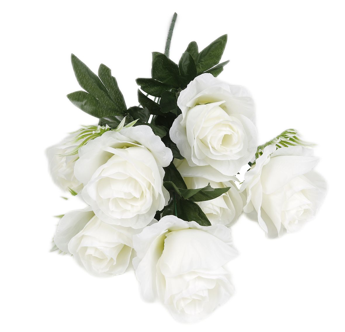Wholesale Seven Headed Colorful Artificial Angle Rose