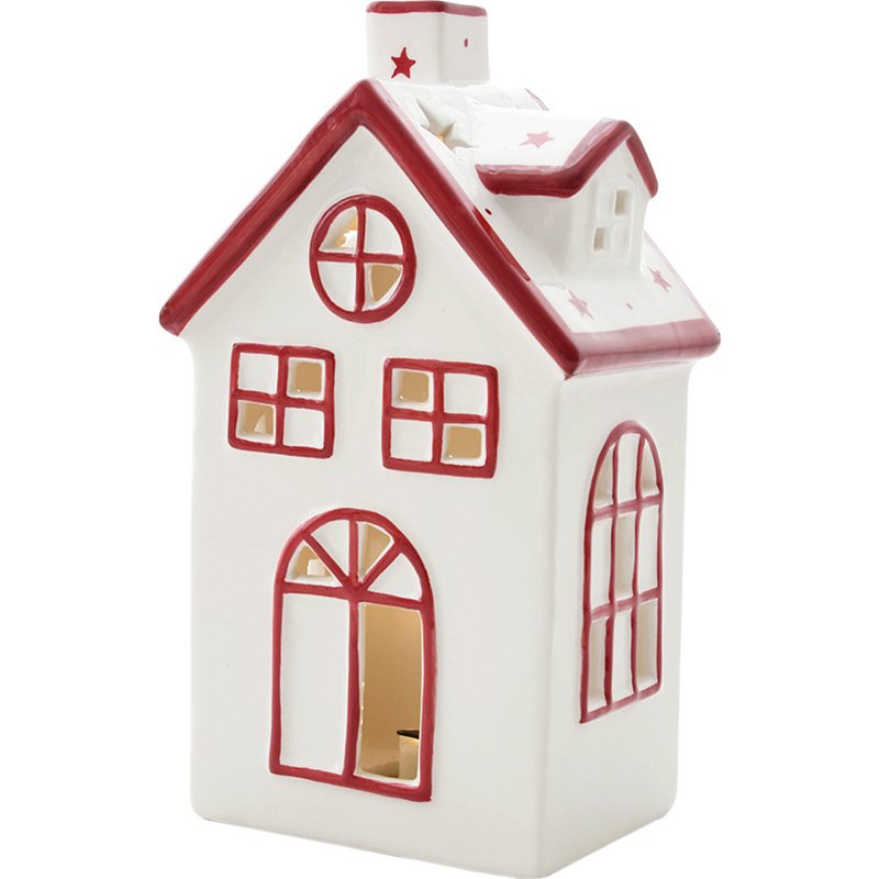 Christmas Ceramic Snow House - Image 4
