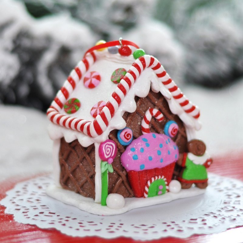 Christmas Ceramic Candy House