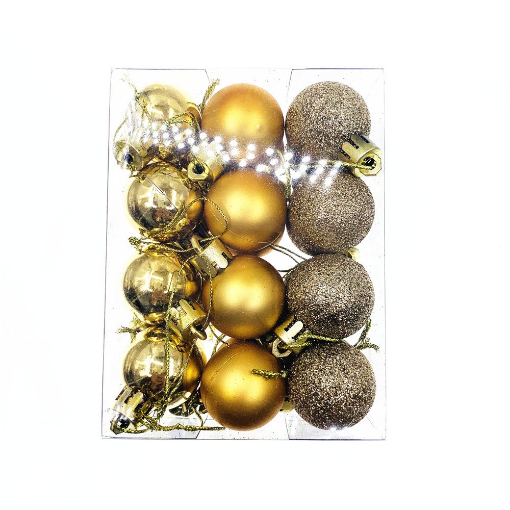 Christmas hanging ball decorative Christmas tree decorative holiday party set with lane rope - Image 2