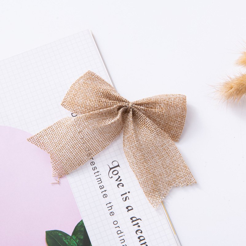 Christmas Check Pattern Bow - Image 6