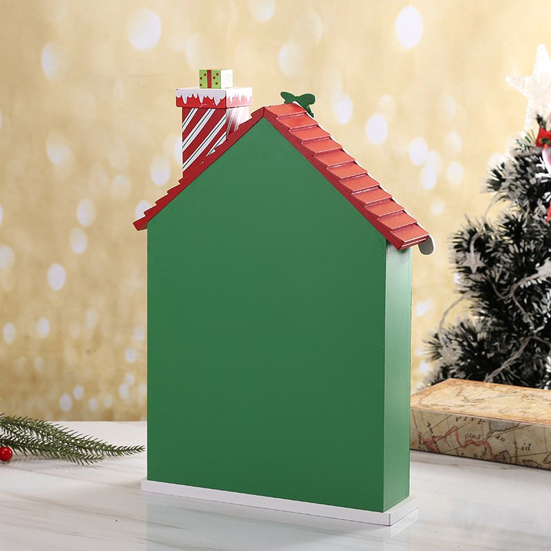 Factory 44cm Christmas desktop decoration Wood Creative House - Image 4
