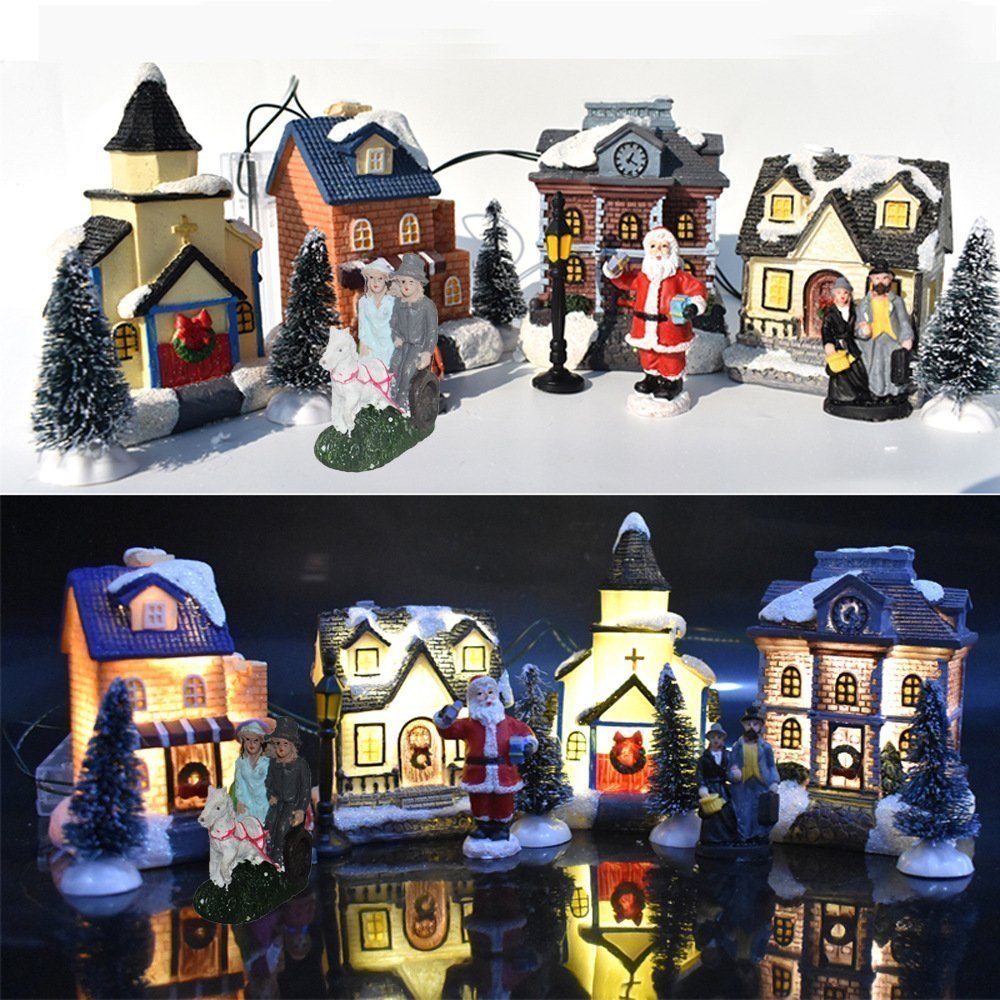 Christmas Luminous House Set